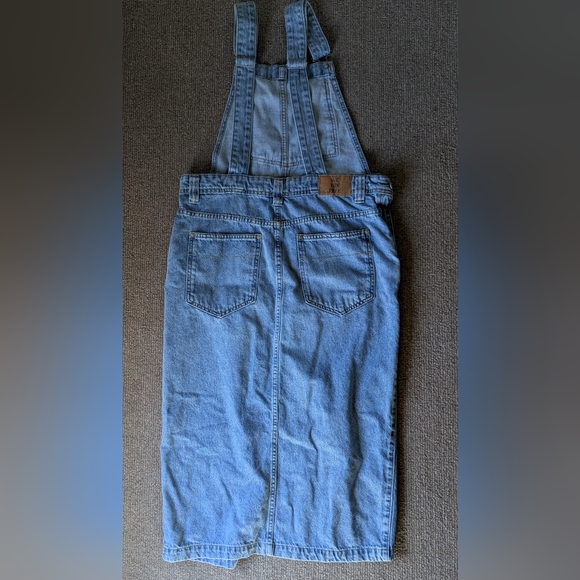 Free People denim overall skirt - Picture 5 of 10